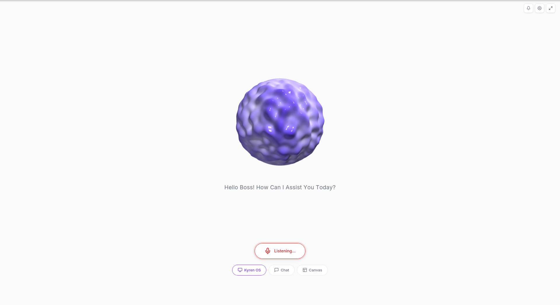 Kyren AI — interface preview